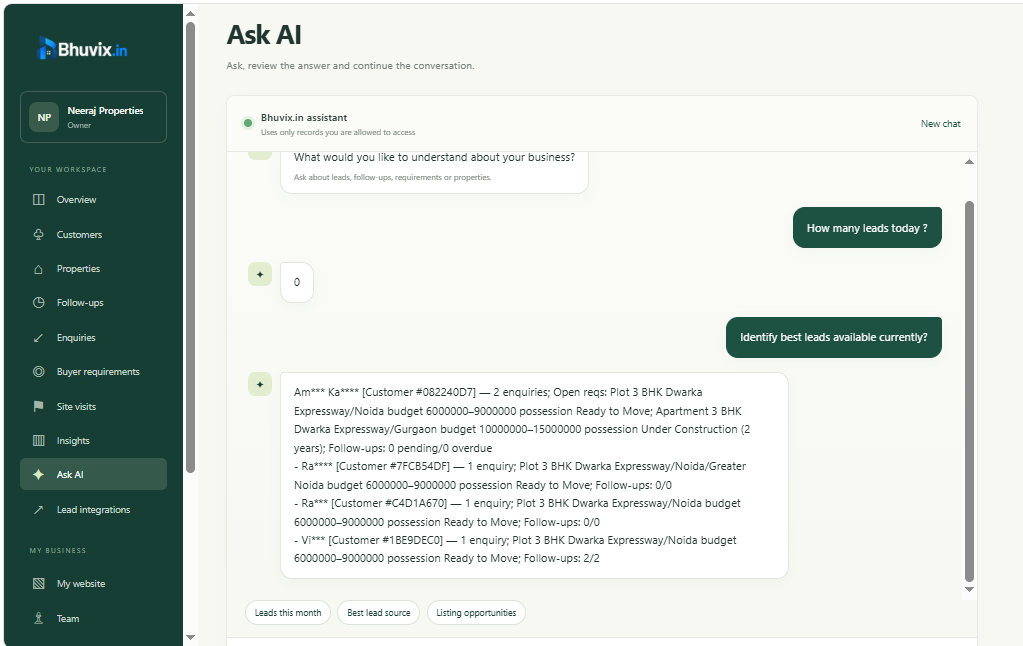 Ask ai